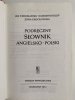 PODRĘCZNY SŁOWNIK ANGIELSKO-POLSKI - Stanisławski i inni 